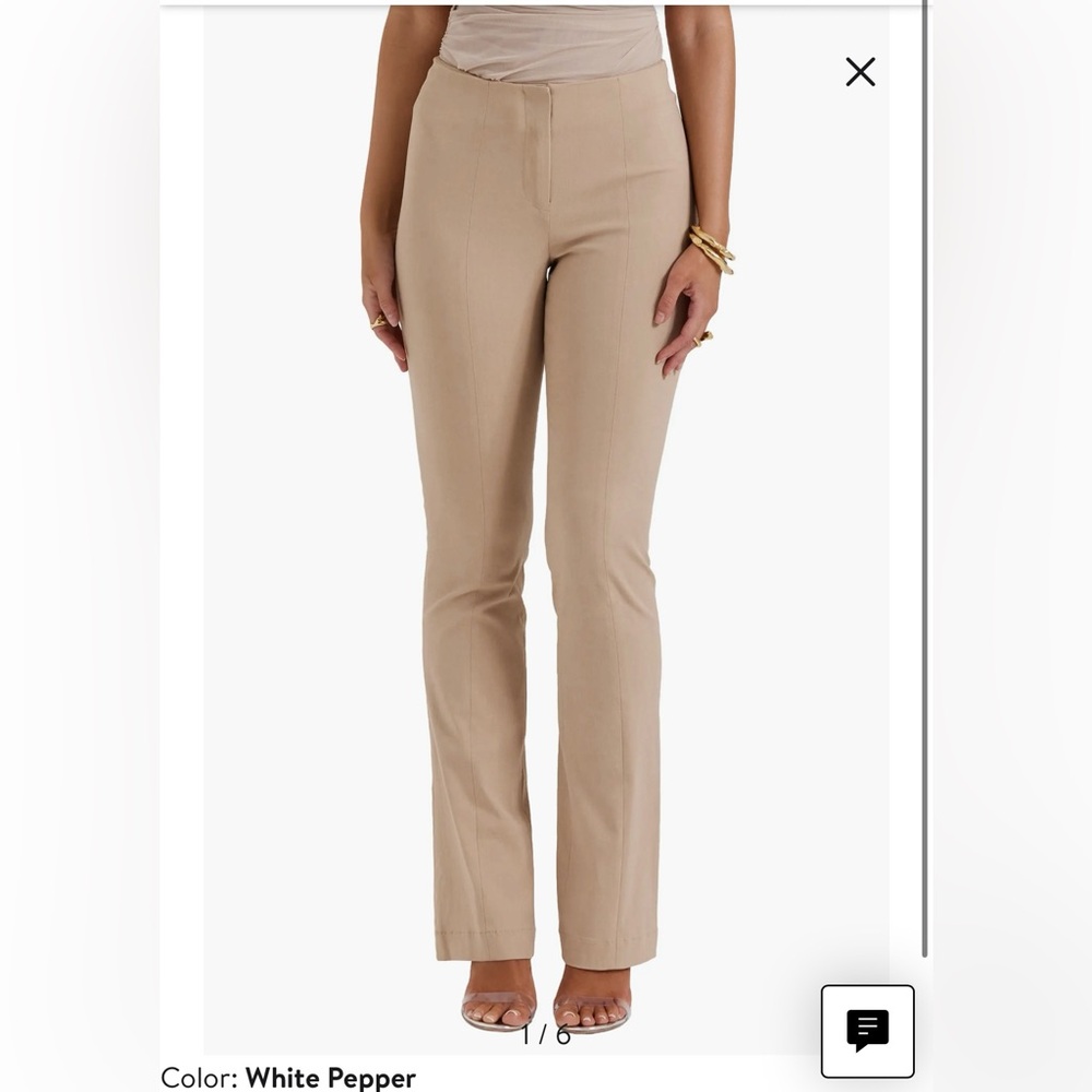 House of CB Tan Flare Pants